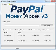 paypal money adder 2018 no human verification